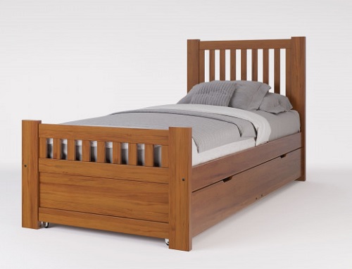 CAMA 1 PLAZA MEDITERRANEO CASTAÑO SIN CARRO - INMACOL