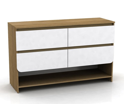 COMODA 4 CAJONES 120CM - GACELA