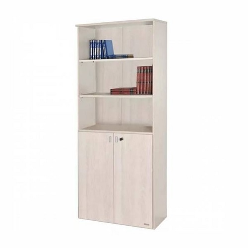 BIBLIOTECA PUERTAS BAJAS GRIS ANDINO - PLATINUM