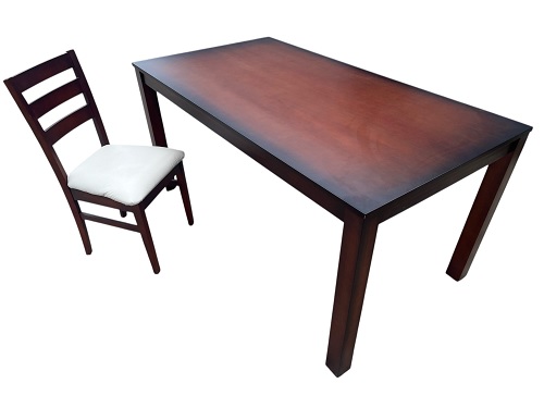 COMBO MESA 160 Y 6 SILLAS ESFUMADO - CAMPAGNOLA