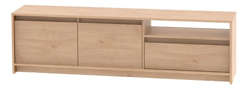 MUEBLE RACK PARA TV 180CM ROBLE - DIELFE