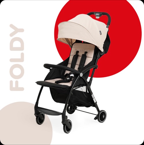 COCHECITO BEBE FOLDY BEIGE - BEBESIT