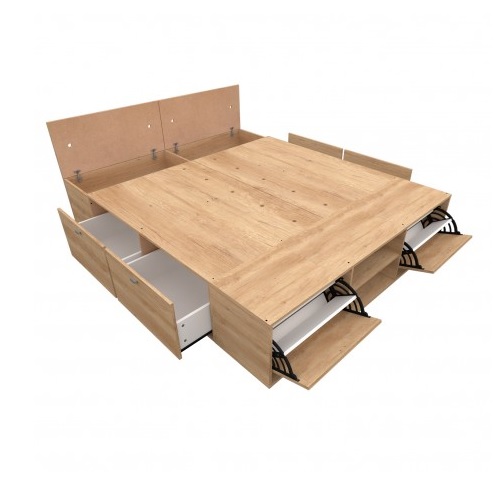 CAMA CON CAJONES QUEEN SIZE 160*200 - MOSCONI