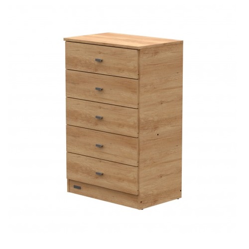 COMODA 5 CAJONES BAMBU - MOSCONI