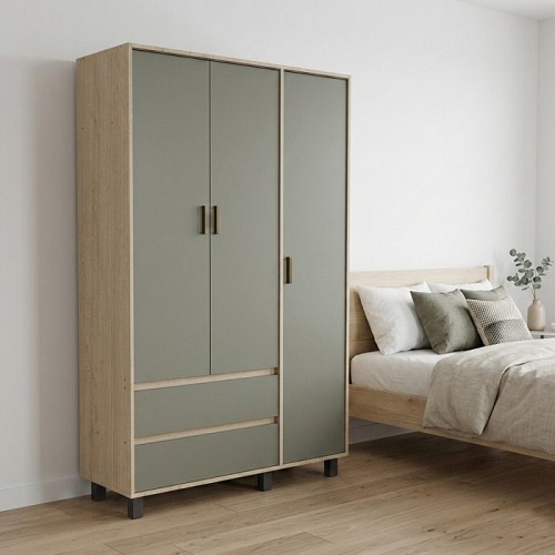 PLACARD 3PTAS 118CM BAMBU OLIVA - MOSCONI