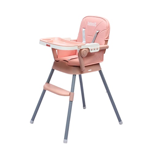 SILLA DE COMER CONVERTIBLE ROSA - BEBESIT
