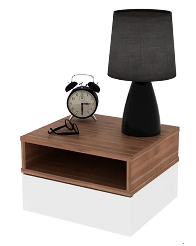 MESA DE LUZ FLOTANTE DUBAI X2 UNIDADES - CENTRO ESTANT