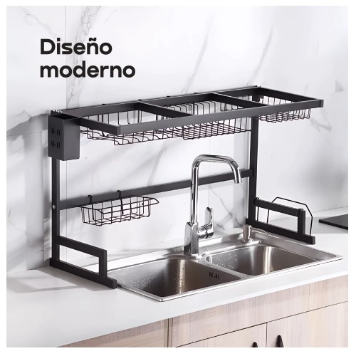 SECAPLATOS ESCURRIDOR NEGRO - WAGGS