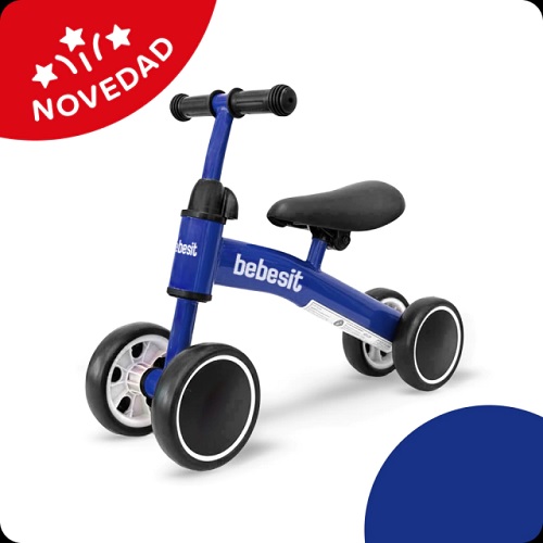 PATACLETA CAMICLETA 4 RUEDAS AZUL - BEBESIT