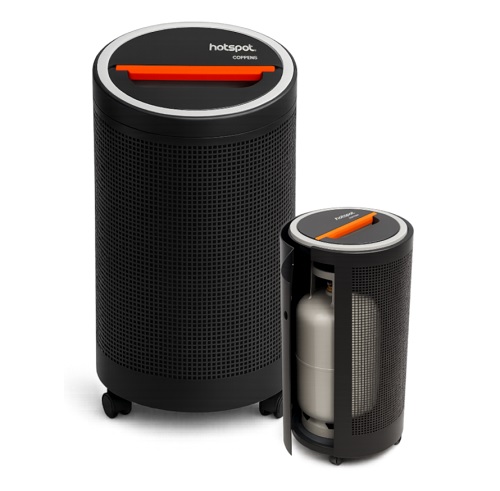 ESTUFA GARRAFERA NEGRO - COPPENS