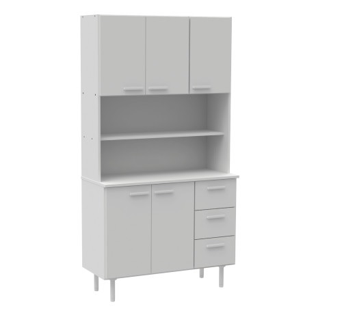 DESPENSERO APARADOR DE COCINA 90CM BLANCO - MOSCONI