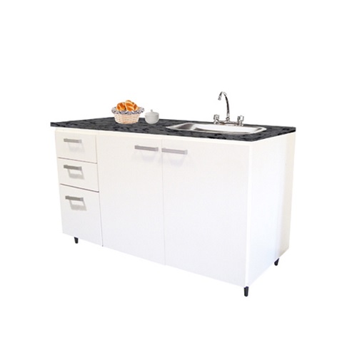 BAJOMESADA 140CM BLANCO - PLATINUM