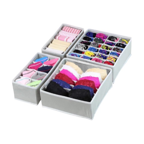 KIT ORGANIZADOR DE CAJON GRIS - WAGGS