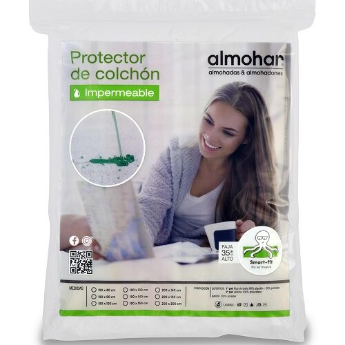 CUBRECOLCHON IMPERMEABLE 140*190 - ALMOHAR
