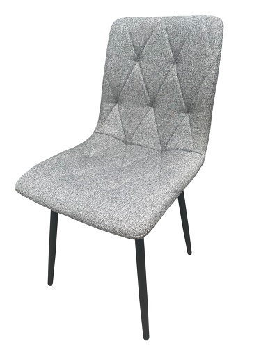 SILLA CAPITONE GRIS CLARO X6 UNIDADES - ENKEM