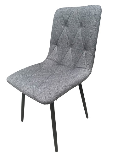SILLA CAPITONE GRIS OSCURO X6 UNIDADES - ENKEM