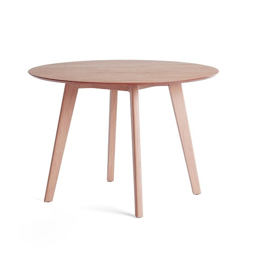 MESA HEDDA REDONDA 110 C/ROBLE - PERGAMINO MUEBLES