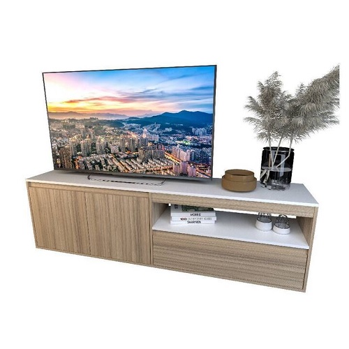 MUEBLE DE TV 174CM COCOBOLO BLANCO - TABLES
