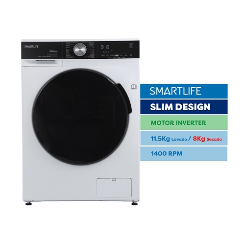 LAVASECARROPAS 11,5/8KG 1400RPM BLANCO - SMARTLIFE