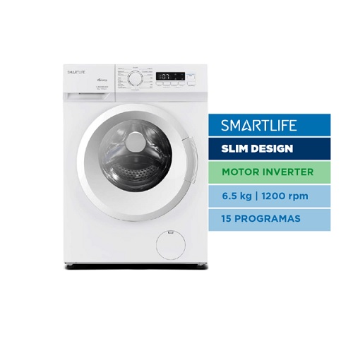 LAVARROPAS 6,5KG 1200RPM BLANCO - SMARTLIFE