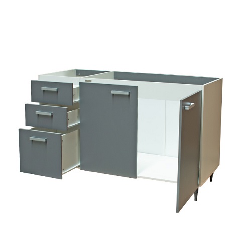 BAJOMESADA 140CM GRIS GRAFITO - PLATINUM