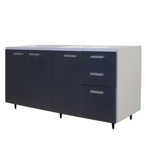 BAJOMESADA 160CM GRIS GRAFITO - PLATINUM