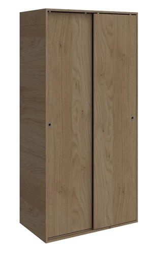 PLACARD 90CM PTAS CORREDIZAS ROBLE - DELOS