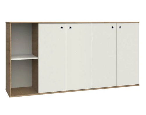 MUEBLE DE TV ROBLE BLANCO - DELOS