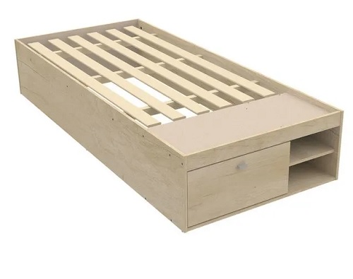 CAMA UNA PLAZA BOX PACK BAMBU - MOSCONI