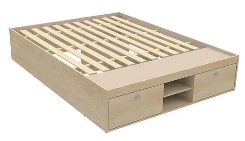 CAMA DOS PLAZAS BOX PACK BAMBU - MOSCONI