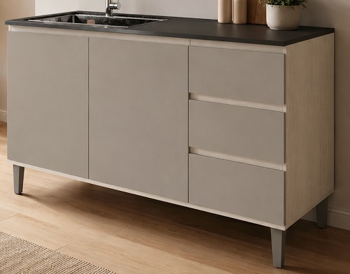BAJOMESADA 120CM POLAR GRIS - TABLES