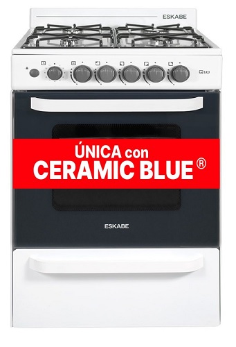 COCINA 57CM BLANCA LUZ, ENCENDIDO Y TIMER - ESKABE