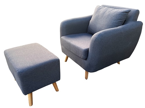SILLON UN CUERPO CON PUFF - DELOS